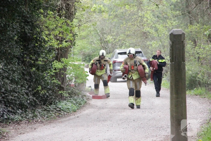 Veel rook bij brand in schuur