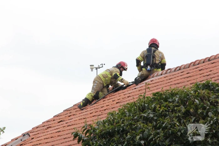 Veel rook bij brand in schuur