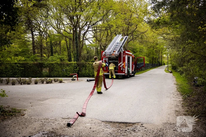 Veel rook bij brand in schuur