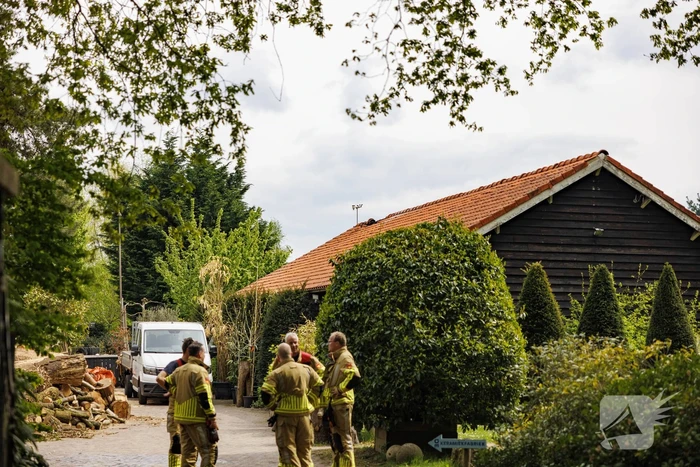 Veel rook bij brand in schuur