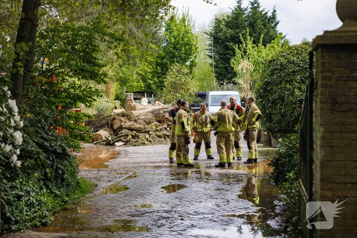 Veel rook bij brand in schuur