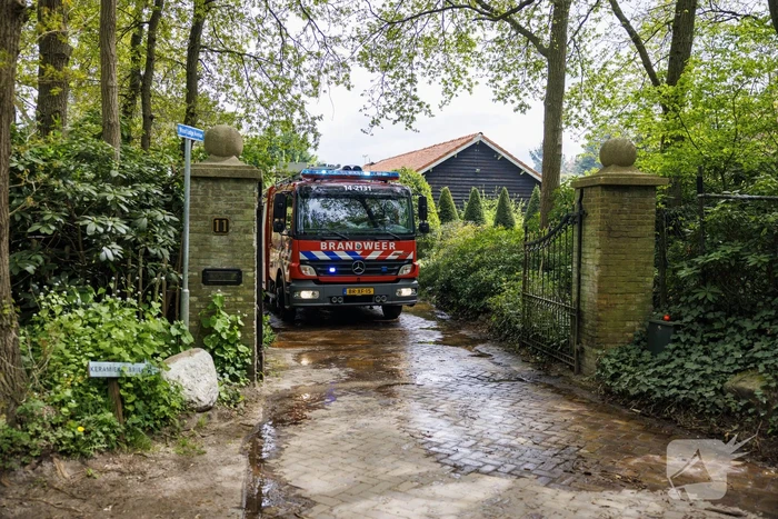 Veel rook bij brand in schuur