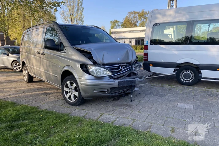 Kop-staart botsing door overstekende eenden