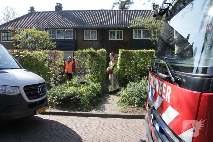 Gasleiding geraakt bij werkzaamheden