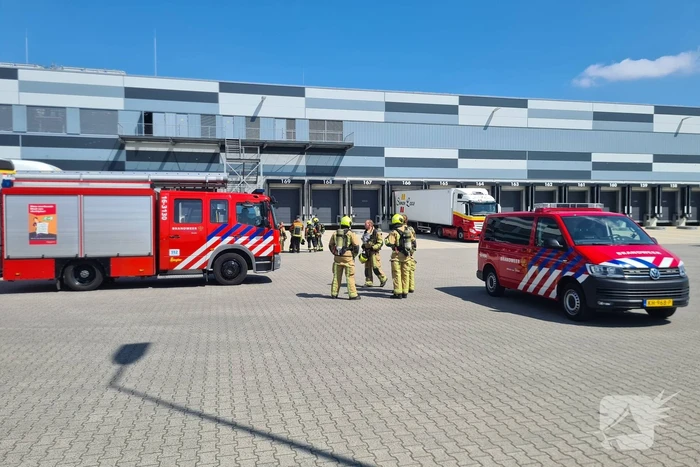 Brand op dak van distributiecentrum Lidl