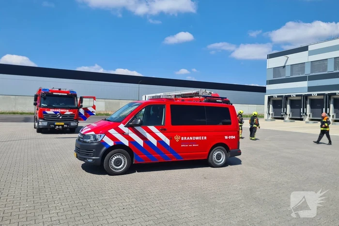 Brand op dak van distributiecentrum Lidl