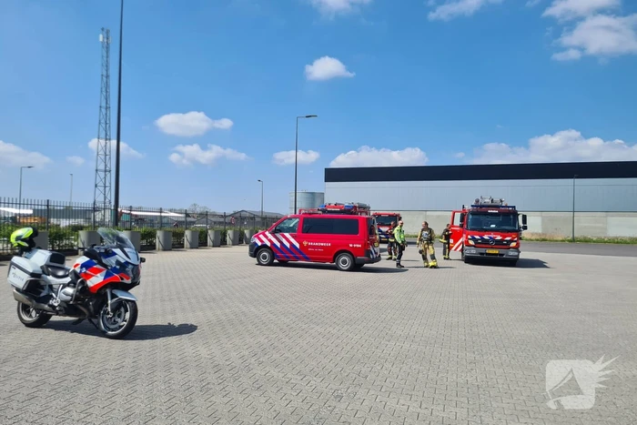 Brand op dak van distributiecentrum Lidl