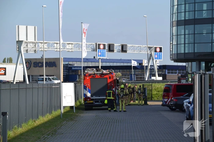 Brand op dak HTC Parking and Security