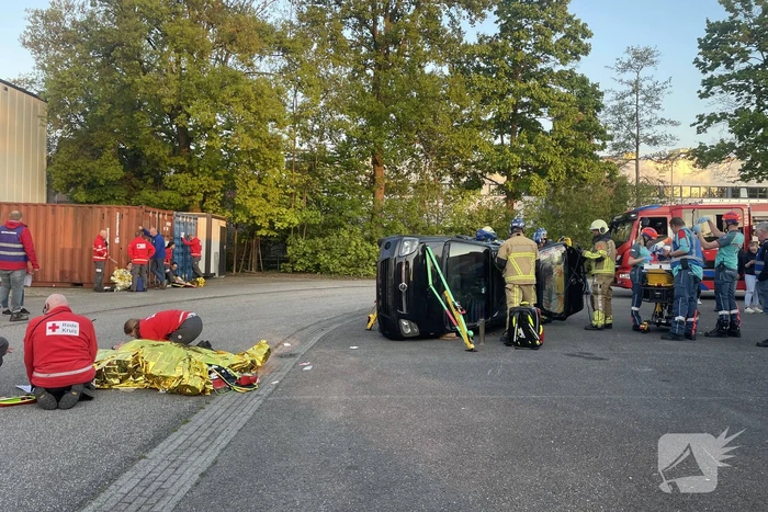 Multidisciplinaire oefening door hulpdiensten