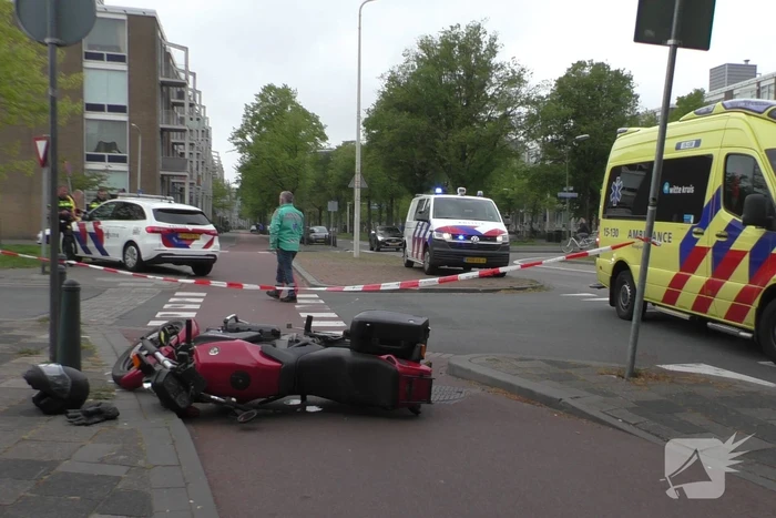 Motorrijder gewond bij ongeval