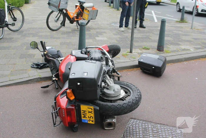 Motorrijder gewond bij ongeval
