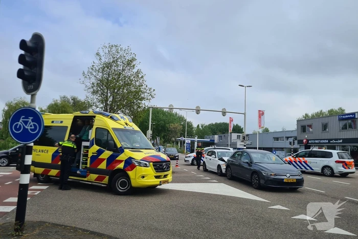 Gewonde bij kop-staart botsing