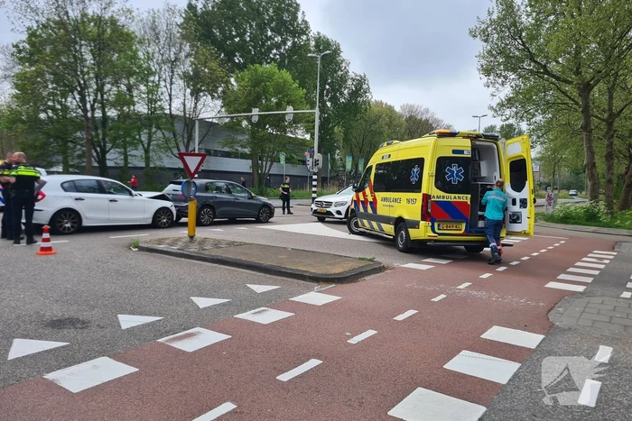 Gewonde bij kop-staart botsing