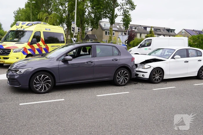 Gewonde bij kop-staart botsing
