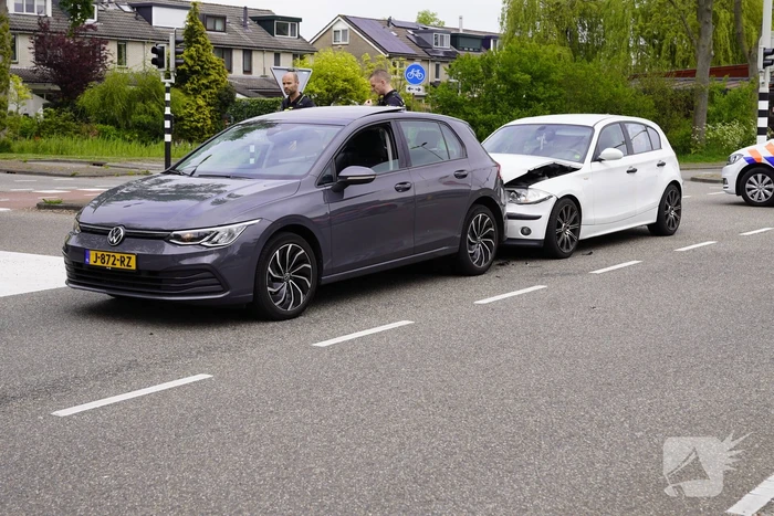 Gewonde bij kop-staart botsing