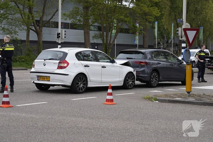Gewonde bij kop-staart botsing