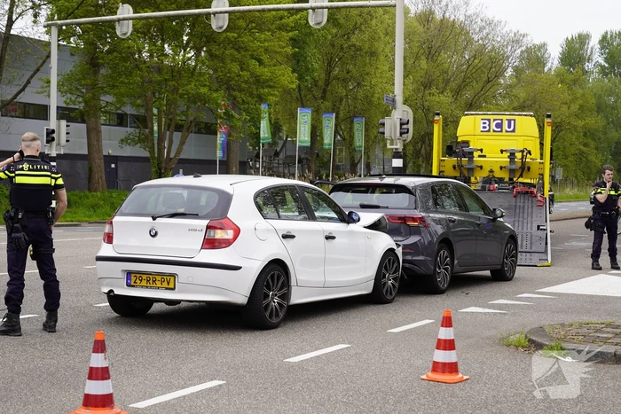Gewonde bij kop-staart botsing