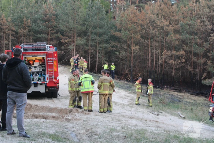 Hardlopers ontdekken bosbrand