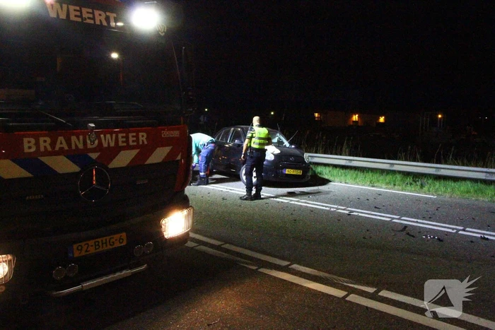 Gewonde na botsing tussen twee voertuigen