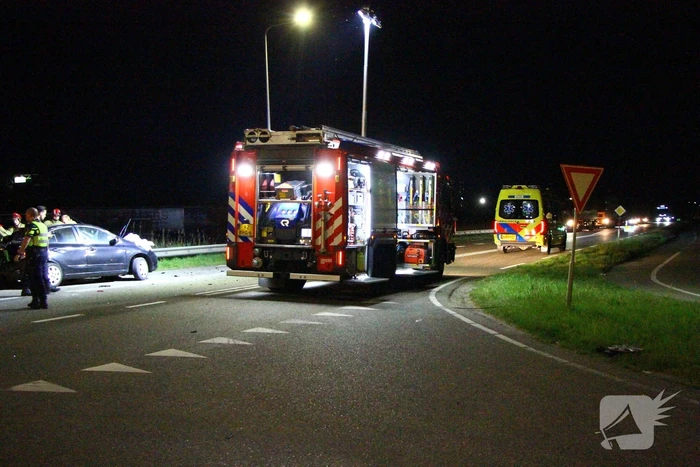 Gewonde na botsing tussen twee voertuigen