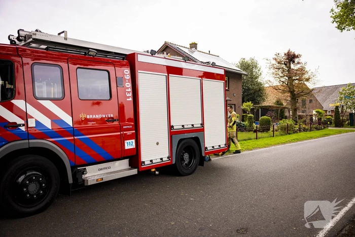 Brandweer doet onderzoek naar gaslucht