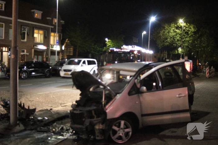 Zwaar gewonde bij frontale crash