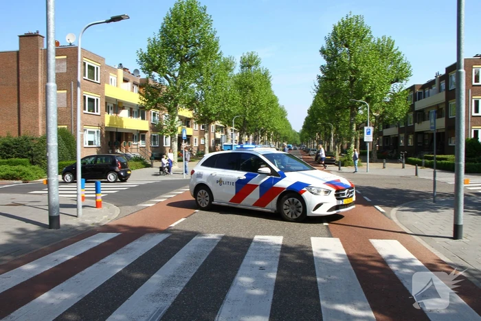Fietser aangereden op kruising