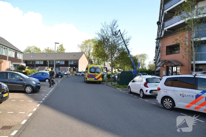 Traumahelikopter trekt veel bekijks