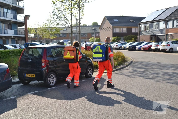 Traumahelikopter trekt veel bekijks