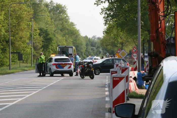 Motorrijder gewond na ongeval met auto