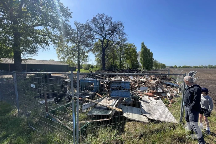 Day-after grote brand bij boerderij