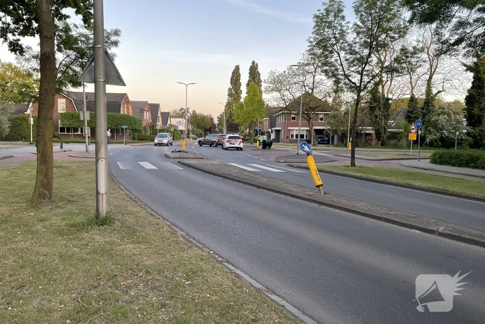 Automobilist botst tegen paal
