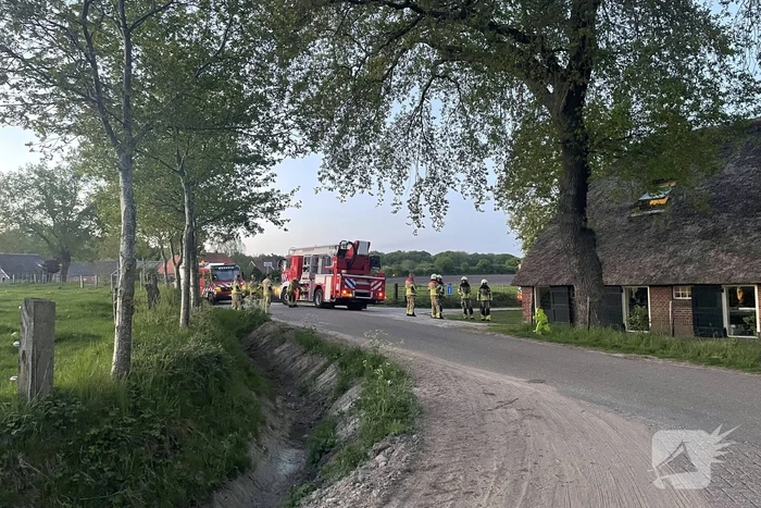 Brand in schoorsteen