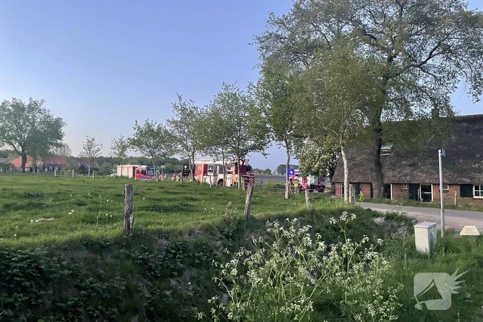 Brand in schoorsteen