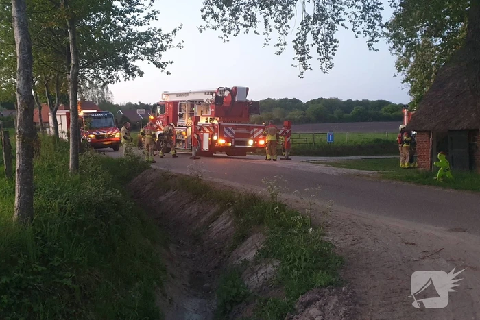 Brand in schoorsteen