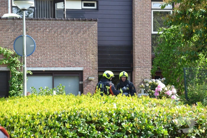 Straat afgezet door flinke gaslekkage in Groenswaard