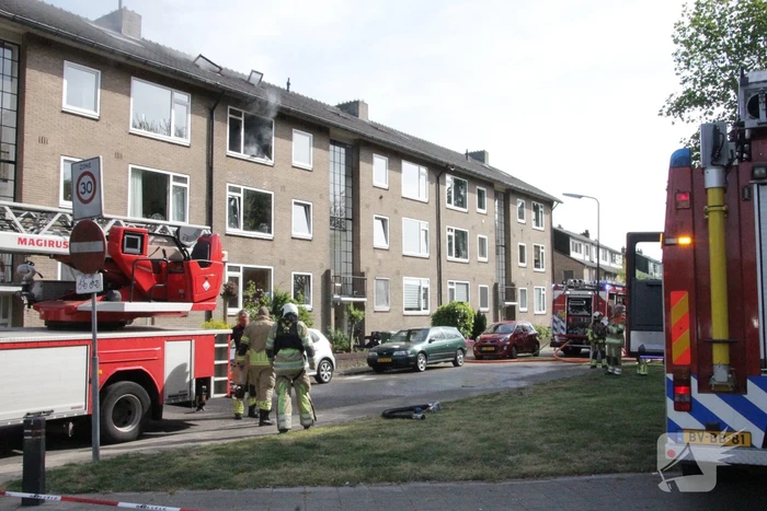 Felle brand in appartementencomplex