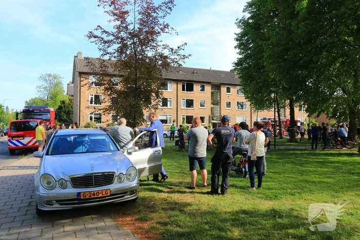 Felle brand in appartementencomplex
