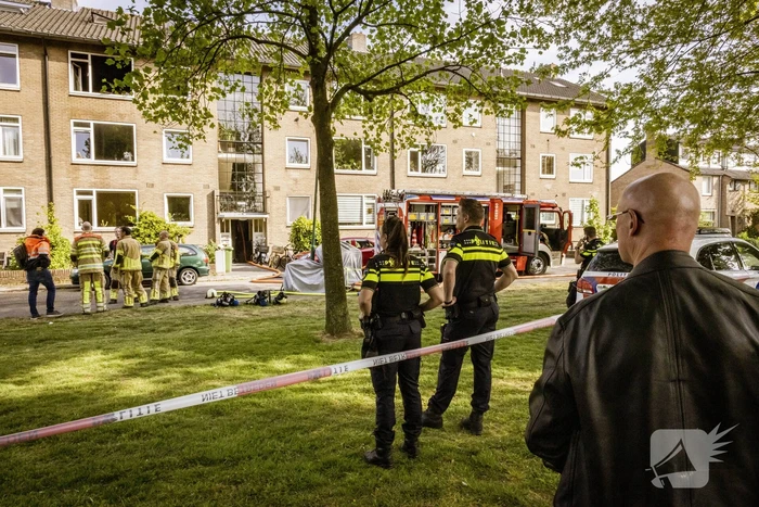Felle brand in appartementencomplex