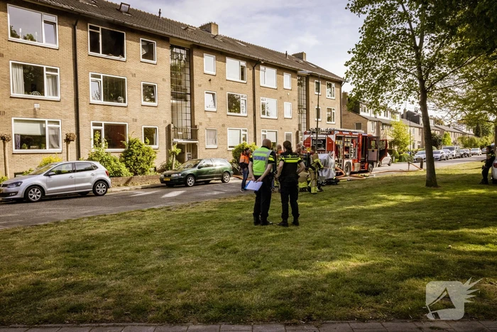 Felle brand in appartementencomplex