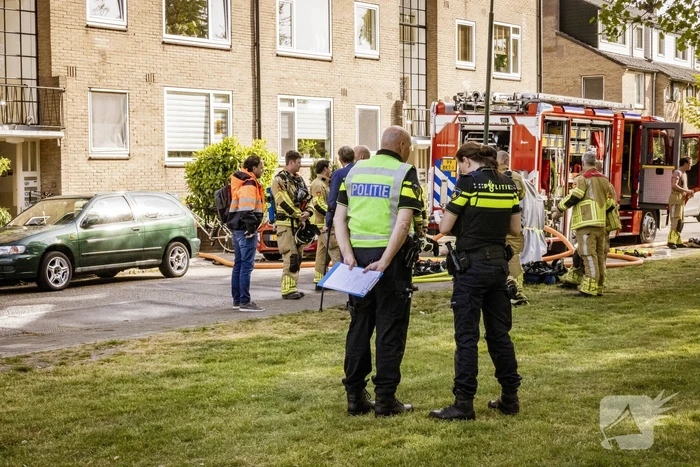 Felle brand in appartementencomplex