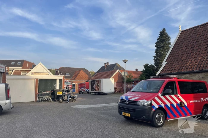 Veel rook bij brandweer oefening