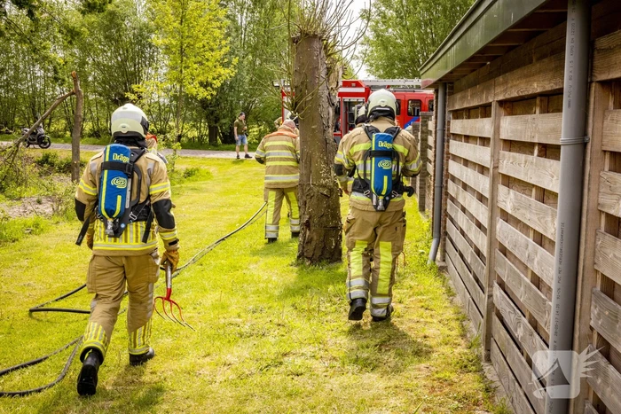 Brand op boerenland snel onder controle