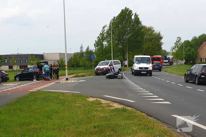 ongeval rondweg enter