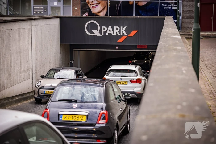 Q-Park parkeergarage dicht na brandmelding