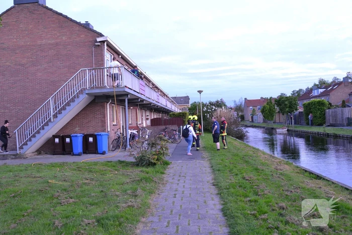 Brandweer controleert woning na brandmelding