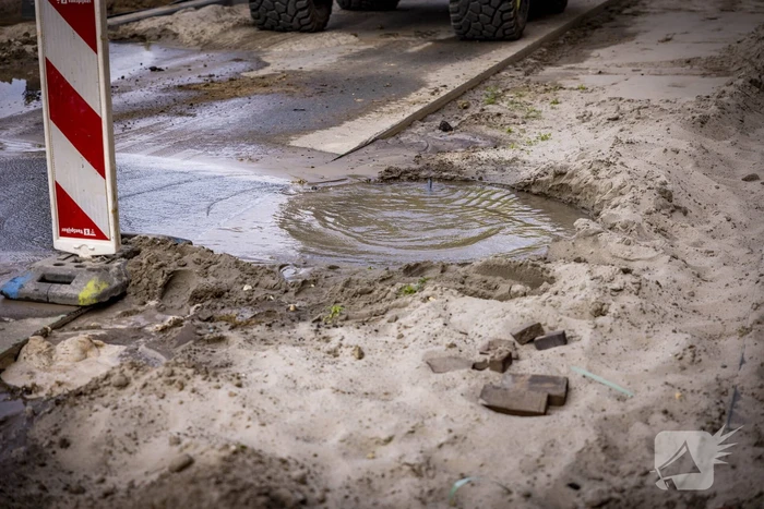 Waterlekkage op bouwterrein Laak-Zuid