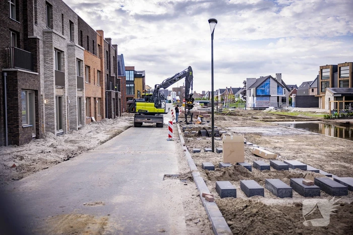 Waterlekkage op bouwterrein Laak-Zuid