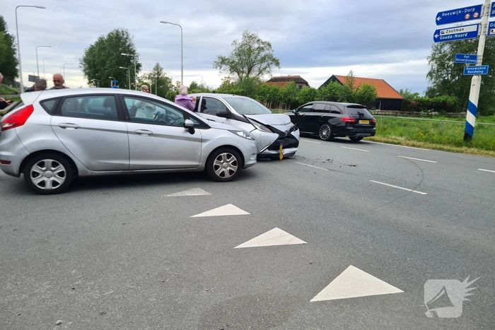 Schade bij ongeval op kruising
