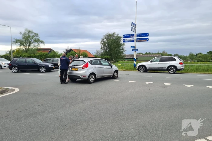 Schade bij ongeval op kruising